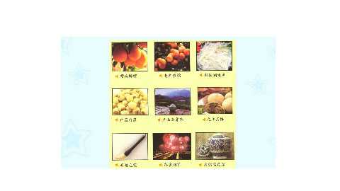 家乡的特产